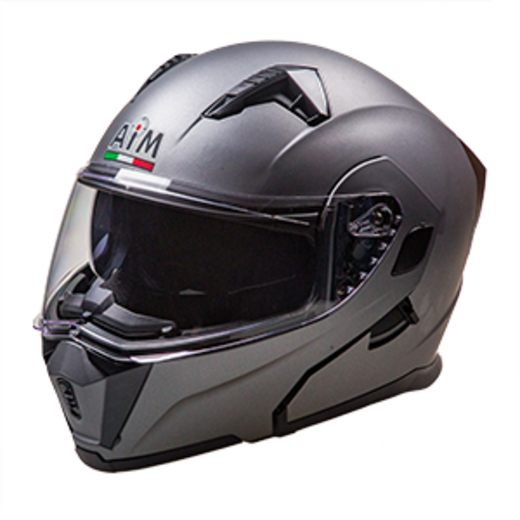 Шлем AiM JK906 Grey Metal, XXL pitbikemarket.ru