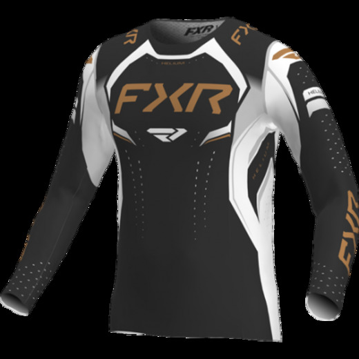 Джерси, FXR, Черный/Белый/Золото, XXL pitbikemarket.ru